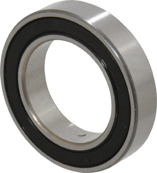 SKF - 20mm Bore Diam, 32mm OD, Double Seal Thin Section Radial Ball Bearing - 7mm Wide, 1 Row, Round Bore, 337 Lb Static Capacity, 607 Lb Dynamic Capacity - Exact Tooling