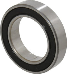 SKF - 20mm Bore Diam, 32mm OD, Double Seal Thin Section Radial Ball Bearing - 7mm Wide, 1 Row, Round Bore, 337 Lb Static Capacity, 607 Lb Dynamic Capacity - Exact Tooling
