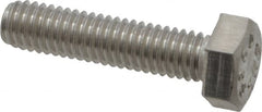 Value Collection - M6x1.00mm Metric Coarse, 22mm Length Under Head Hex Head Cap Screw - Fully Threaded, Grade 18-8 & Austenitic A2 Stainless Steel, Uncoated, 10mm Hex - Exact Tooling