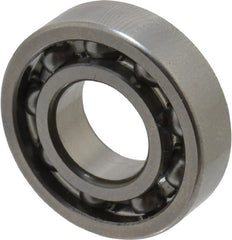 SKF - 10mm Bore Diam, 22mm OD, Open Thin Section Radial Ball Bearing - 6mm Wide, 1 Row, Round Bore, 169 Lb Static Capacity, 438 Lb Dynamic Capacity - Exact Tooling