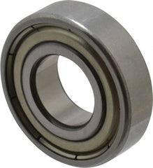 SKF - 10mm Bore Diam, 22mm OD, Double Shield Thin Section Radial Ball Bearing - 6mm Wide, 1 Row, Round Bore, 169 Lb Static Capacity, 438 Lb Dynamic Capacity - Exact Tooling