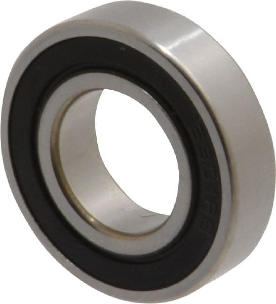 SKF - 12mm Bore Diam, 24mm OD, Double Seal Thin Section Radial Ball Bearing - 6mm Wide, 1 Row, Round Bore, 220 Lb Static Capacity, 506 Lb Dynamic Capacity - Exact Tooling