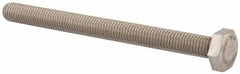 Value Collection - M10x1.50mm Metric Coarse, 120mm Length Under Head Hex Head Cap Screw - Fully Threaded, Grade 18-8 & Austenitic A2 Stainless Steel, Uncoated, 17mm Hex - Exact Tooling