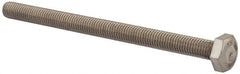 Value Collection - M10x1.50mm Metric Coarse, 140mm Length Under Head Hex Head Cap Screw - Fully Threaded, Grade 18-8 & Austenitic A2 Stainless Steel, Uncoated, 17mm Hex - Exact Tooling
