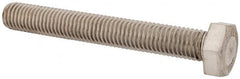Value Collection - M12x1.75mm Metric Coarse, 90mm Length Under Head Hex Head Cap Screw - Fully Threaded, Grade 18-8 & Austenitic A2 Stainless Steel, Uncoated, 19mm Hex - Exact Tooling