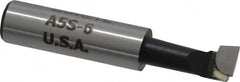 Borite - 5/16" Min Bore Diam, 3/4" Max Bore Depth, 3/8 Shank Diam, Boring Bar - Right Hand Cut, Carbide-Tipped, Black Oxide Finish - Exact Tooling