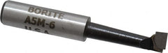Borite - 5/16" Min Bore Diam, 1-1/8" Max Bore Depth, 3/8 Shank Diam, Boring Bar - Right Hand Cut, Carbide-Tipped, Black Oxide Finish - Exact Tooling