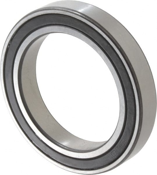 SKF - 50mm Bore Diam, 72mm OD, Double Seal Thin Section Radial Ball Bearing - 12mm Wide, 1 Row, Round Bore, 2,340 Lb Static Capacity, 3,280 Lb Dynamic Capacity - Exact Tooling