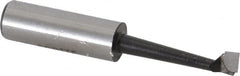 Borite - 5/16" Min Bore Diam, 1-1/2" Max Bore Depth, 1/2 Shank Diam, Boring Bar - Right Hand Cut, Carbide-Tipped, Black Oxide Finish - Exact Tooling