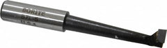 Borite - 7/16" Min Bore Diam, 2-1/4" Max Bore Depth, 1/2 Shank Diam, Boring Bar - Right Hand Cut, Carbide-Tipped, Black Oxide Finish - Exact Tooling