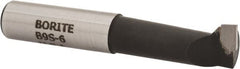 Borite - 9/16" Min Bore Diam, 1-1/2" Max Bore Depth, 1/2 Shank Diam, Boring Bar - Right Hand Cut, Carbide-Tipped, Black Oxide Finish - Exact Tooling