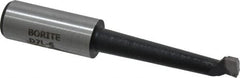 Borite - 7/16" Min Bore Diam, 2-1/4" Max Bore Depth, 5/8 Shank Diam, Boring Bar - Right Hand Cut, Carbide-Tipped, Black Oxide Finish - Exact Tooling