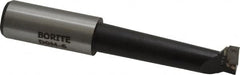 Borite - 9/16" Min Bore Diam, 2-1/4" Max Bore Depth, 5/8 Shank Diam, Boring Bar - Right Hand Cut, Carbide-Tipped, Black Oxide Finish - Exact Tooling