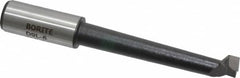 Borite - 9/16" Min Bore Diam, 3" Max Bore Depth, 5/8 Shank Diam, Boring Bar - Right Hand Cut, Carbide-Tipped, Black Oxide Finish - Exact Tooling