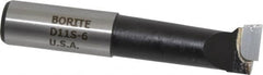 Borite - 11/16" Min Bore Diam, 1-7/8" Max Bore Depth, 5/8 Shank Diam, Boring Bar - Right Hand Cut, Carbide-Tipped, Black Oxide Finish - Exact Tooling