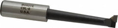 Borite - 9/16" Min Bore Diam, 3" Max Bore Depth, 3/4 Shank Diam, Boring Bar - Right Hand Cut, Carbide-Tipped, Black Oxide Finish - Exact Tooling