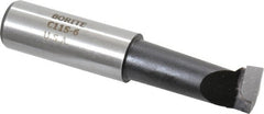 Borite - 11/16" Min Bore Diam, 1-7/8" Max Bore Depth, 3/4 Shank Diam, Boring Bar - Right Hand Cut, Carbide-Tipped, Black Oxide Finish - Exact Tooling