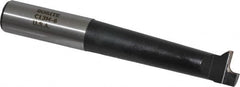 Borite - 13/16" Min Bore Diam, 3-3/8" Max Bore Depth, 3/4 Shank Diam, Boring Bar - Right Hand Cut, Carbide-Tipped, Black Oxide Finish - Exact Tooling