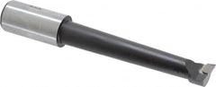 Borite - 7/8" Min Bore Diam, 4-1/2" Max Bore Depth, 1 Shank Diam, Boring Bar - Right Hand Cut, Carbide-Tipped, Black Oxide Finish - Exact Tooling