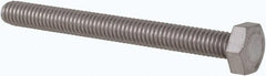 Value Collection - M4x0.70mm Metric Coarse, 40mm Length Under Head Hex Head Cap Screw - Fully Threaded, Grade 316 & Austenitic A4 Stainless Steel, Uncoated, 7mm Hex - Exact Tooling