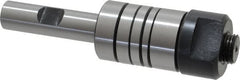Interstate - 1/2" Diam Milling Machine Arbor - Stub Style, Straight Shank, 1/2" Shank Diam, 102.4mm OAL - Exact Tooling