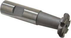 Value Collection - 1/8" Radius, 1/4" Circle Diam, 1-1/4" Cutter Diam, Shank Connection, Convex Radius Cutter - 3/4" Shank Diam, 3-1/2" OAL, High Speed Steel, Uncoated, 6 Teeth, Weldon Flat - Exact Tooling
