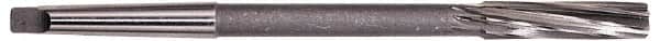 Value Collection - 11/32" High Speed Steel Chucking Reamer - Spiral Flute, 1MT Morse Taper Shank, 1-1/2" Flute Length, 6" OAL - Exact Tooling