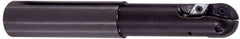 Tungaloy - 1-1/4" Cut Diam, 1" Max Depth of Cut, 1-1/4" Shank Diam, 6.03" OAL, Indexable Ball Nose End Mill - 3-3/4" Head Length, Straight Shank, EBP Toolholder, ZPET 125 Insert - Exact Tooling