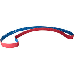 2 × 132″ SG Cloth Narrow Backstand Belt 80 Grit R981 Ceramic Alumina - Exact Tooling