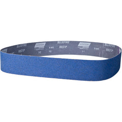 2 × 48″ BlueFire Cloth Narrow Benchstand Belt 36 Grit R821P Zirconia Alumina - Exact Tooling