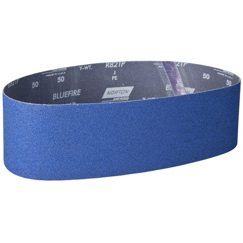 4″ × 36″ NorZon Plus R821 Narrow Belt 60 Grit Zirconia Alumina - Exact Tooling