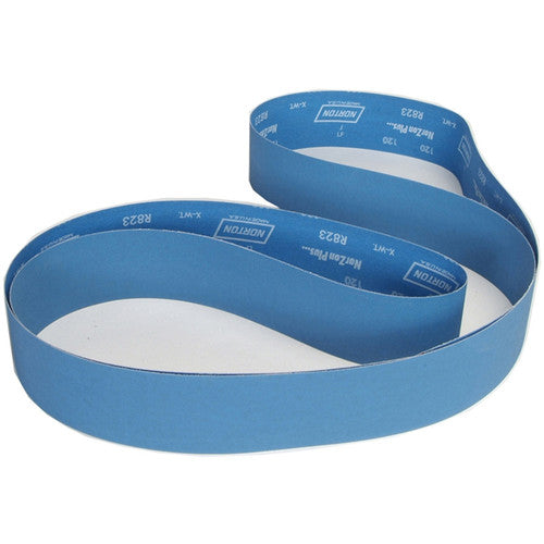 3 × 132″ BlueFire Cloth Narrow Backstand Belt 80 Grit R823P Zirconia Alumina - Exact Tooling