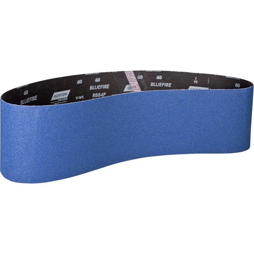 6″ × 68″ NorZon Plus R823 Narrow Belt 60 Grit Zirconia Alumina - Exact Tooling
