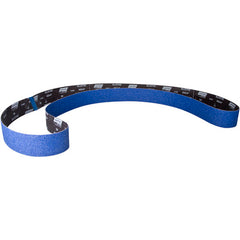 3 × 132″ BlueFire Cloth Narrow Backstand Belt 36 Grit R884P Zirconia Alumina - Exact Tooling