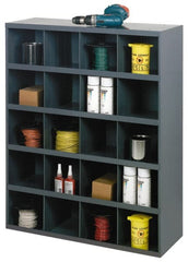 Durham - 20 Drawer, 20 Compartment, Small Parts Large Opening Storage Bin - 12" Deep x 33-3/4" Wide x 42" High - Exact Tooling