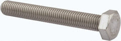 Value Collection - M12x1.75mm Metric Coarse, 90mm Length Under Head Hex Head Cap Screw - Fully Threaded, Grade 316 & Austenitic A4 Stainless Steel, Uncoated, 19mm Hex - Exact Tooling