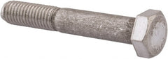 Value Collection - M12x1.75mm Metric Coarse, 75mm Length Under Head Hex Head Cap Screw - Partially Threaded, Grade 316 & Austenitic A4 Stainless Steel, Uncoated, 19mm Hex - Exact Tooling