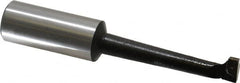 Made in USA - 7/16" Min Bore Diam, 2-1/4" Max Bore Depth, 3/4 Shank Diam, Boring Bar - Right Hand Cut, Carbide-Tipped, Bright Finish - Exact Tooling