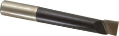 Made in USA - 3/4" Min Bore Diam, 3-3/4" Max Bore Depth, 3/4 Shank Diam, Boring Bar - Right Hand Cut, Cobalt, Bright Finish - Exact Tooling