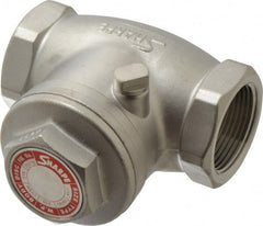 Sharpe Valves - 1-1/4" Stainless Steel Check Valve - FNPT x FNPT, 200 WOG - Exact Tooling