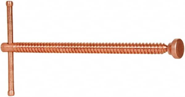 Wilton - Clamp Spindle Assembly - 10-1/8" Thread Length, 3/4" Tip Surface Diam, Use with C-Clamps - Exact Tooling