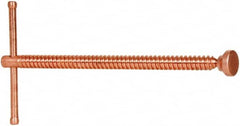 Wilton - Clamp Spindle Assembly - 10-1/8" Thread Length, 3/4" Tip Surface Diam, Use with C-Clamps - Exact Tooling