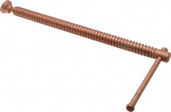 Wilton - Clamp Spindle Assembly - 12-1/4" Thread Length, 7/8" Tip Surface Diam, Use with C-Clamps - Exact Tooling