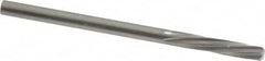 Magafor - 3.2995mm Solid Carbide 6 Flute Chucking Reamer - Spiral Flute, 0.1299" Straight Shank, 19/32" Flute Length, 2-1/4" OAL - Exact Tooling