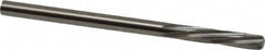 Magafor - 3.3223mm Solid Carbide 6 Flute Chucking Reamer - Spiral Flute, 0.1308" Straight Shank, 19/32" Flute Length, 2-1/4" OAL - Exact Tooling