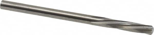 Magafor - 3.5408mm Solid Carbide 6 Flute Chucking Reamer - Spiral Flute, 0.1394" Straight Shank, 19/32" Flute Length, 2-1/4" OAL - Exact Tooling