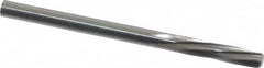 Magafor - 3.6093mm Solid Carbide 6 Flute Chucking Reamer - Spiral Flute, 0.1421" Straight Shank, 19/32" Flute Length, 2-1/4" OAL - Exact Tooling
