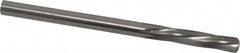 Magafor - 3.6195mm Solid Carbide 6 Flute Chucking Reamer - Spiral Flute, 0.1425" Straight Shank, 19/32" Flute Length, 2-1/4" OAL - Exact Tooling