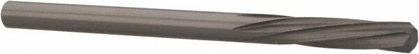 Magafor - 3.6398mm Solid Carbide 6 Flute Chucking Reamer - Spiral Flute, 0.1433" Straight Shank, 19/32" Flute Length, 2-1/4" OAL - Exact Tooling