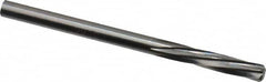 Magafor - #27 Solid Carbide 6 Flute Chucking Reamer - Spiral Flute, 0.1441" Straight Shank, 19/32" Flute Length, 2-1/4" OAL - Exact Tooling